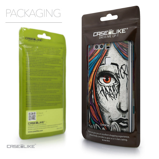 Packaging - CASEiLIKE Huawei P9 back cover Graffiti Girl 2724