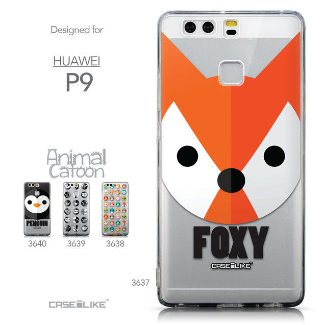 Collection - CASEiLIKE Huawei P9 back cover Animal Cartoon 3637