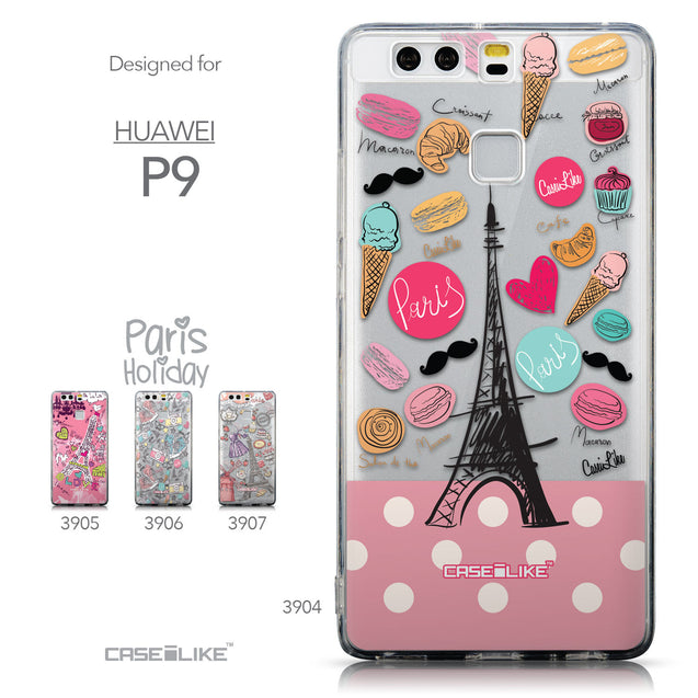 Collection - CASEiLIKE Huawei P9 back cover Paris Holiday 3904