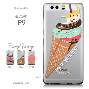 Collection - CASEiLIKE Huawei P9 back cover Ice Cream 4820