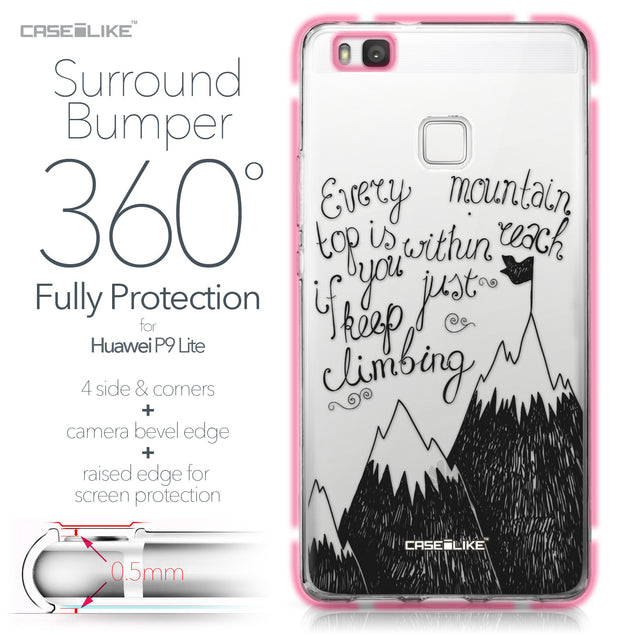 Huawei P9 Lite case Quote 2403 Bumper Case Protection | CASEiLIKE.com