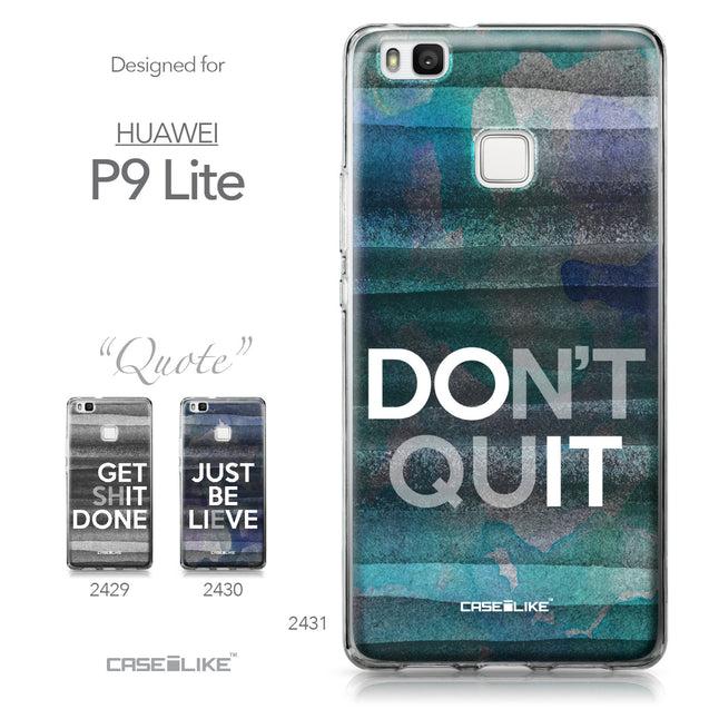 Huawei P9 Lite case Quote 2431 Collection | CASEiLIKE.com