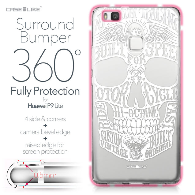 Huawei P9 Lite case Art of Skull 2530 Bumper Case Protection | CASEiLIKE.com