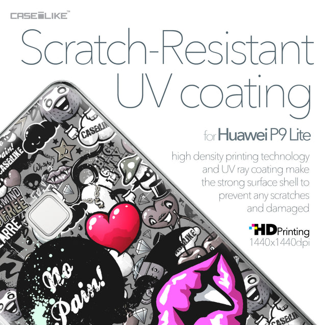 Huawei P9 Lite case Graffiti 2708 with UV-Coating Scratch-Resistant Case | CASEiLIKE.com