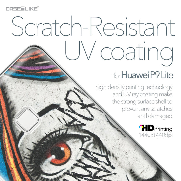 Huawei P9 Lite case Graffiti Girl 2724 with UV-Coating Scratch-Resistant Case | CASEiLIKE.com