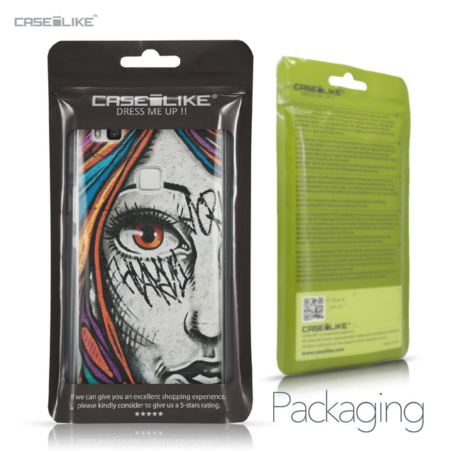 Huawei P9 Lite case Graffiti Girl 2724 Retail Packaging | CASEiLIKE.com