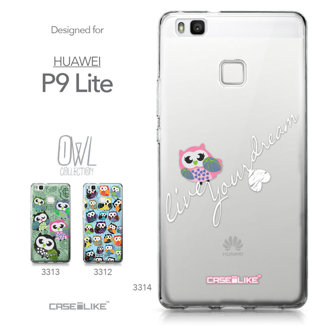 Huawei P9 Lite case Owl Graphic Design 3314 Collection | CASEiLIKE.com