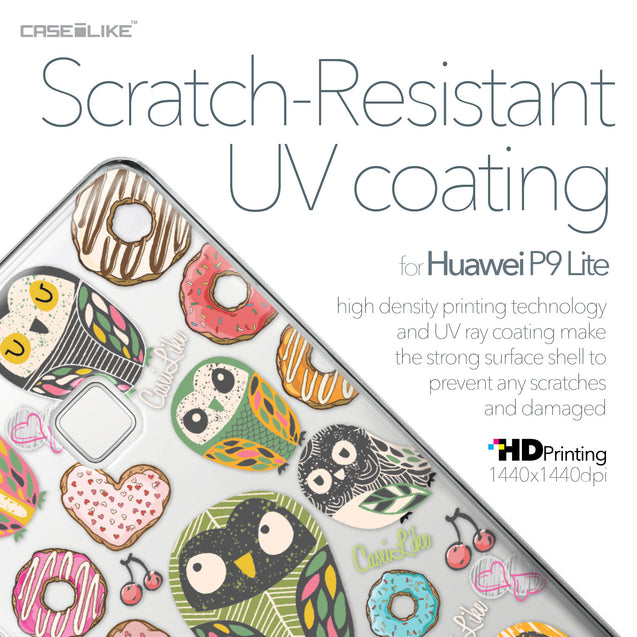 Huawei P9 Lite case Owl Graphic Design 3315 with UV-Coating Scratch-Resistant Case | CASEiLIKE.com