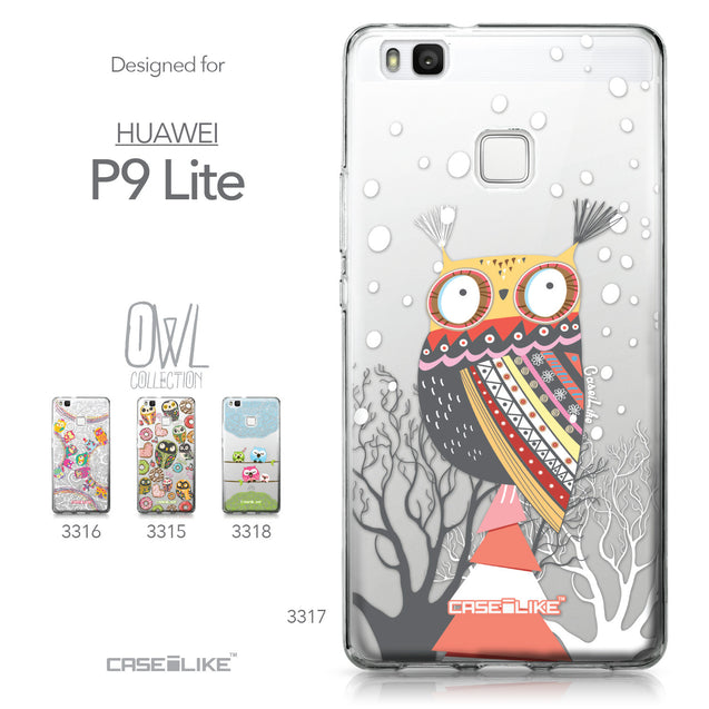 Huawei P9 Lite case Owl Graphic Design 3317 Collection | CASEiLIKE.com