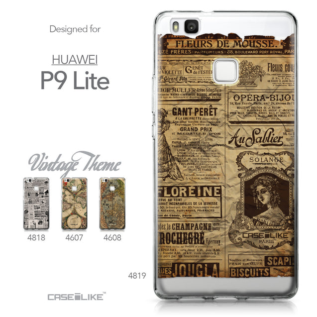 Huawei P9 Lite case Vintage Newspaper Advertising 4819 Collection | CASEiLIKE.com