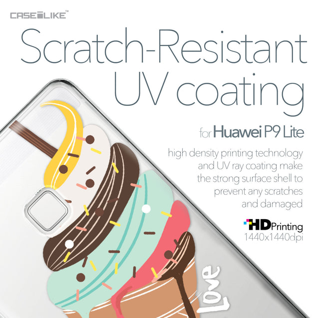 Huawei P9 Lite case Ice Cream 4820 with UV-Coating Scratch-Resistant Case | CASEiLIKE.com