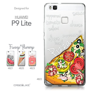 Huawei P9 Lite case Pizza 4822 Collection | CASEiLIKE.com