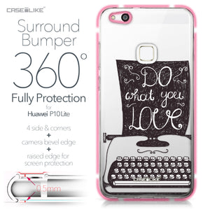 Huawei P10 Lite case Quote 2400 Bumper Case Protection | CASEiLIKE.com