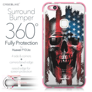 Huawei P10 Lite case Art of Skull 2532 Bumper Case Protection | CASEiLIKE.com