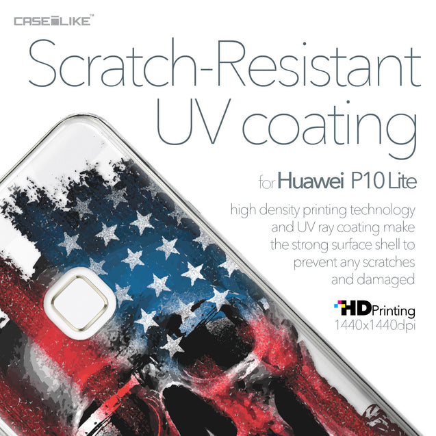 Huawei P10 Lite case Art of Skull 2532 with UV-Coating Scratch-Resistant Case | CASEiLIKE.com