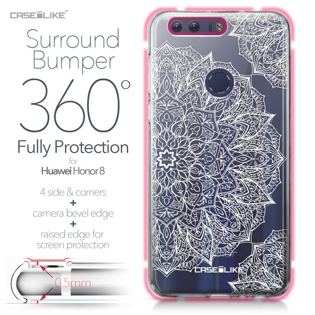 Huawei Honor 8 case Mandala Art 2091 Bumper Case Protection | CASEiLIKE.com