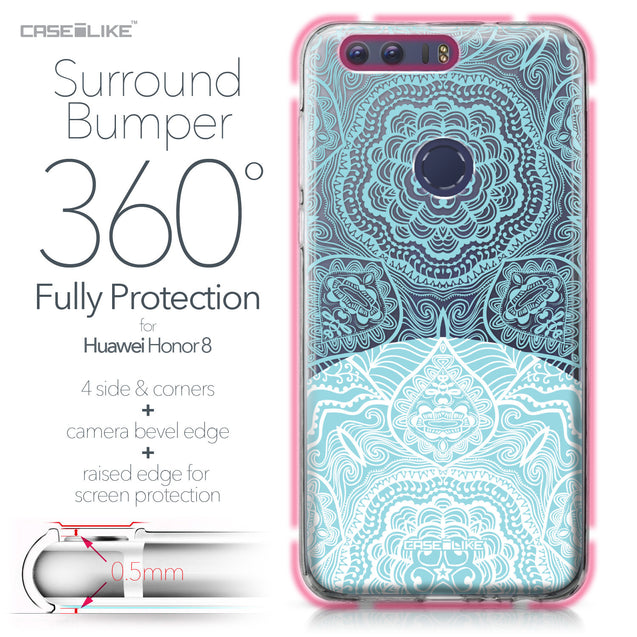 Huawei Honor 8 case Mandala Art 2306 Bumper Case Protection | CASEiLIKE.com