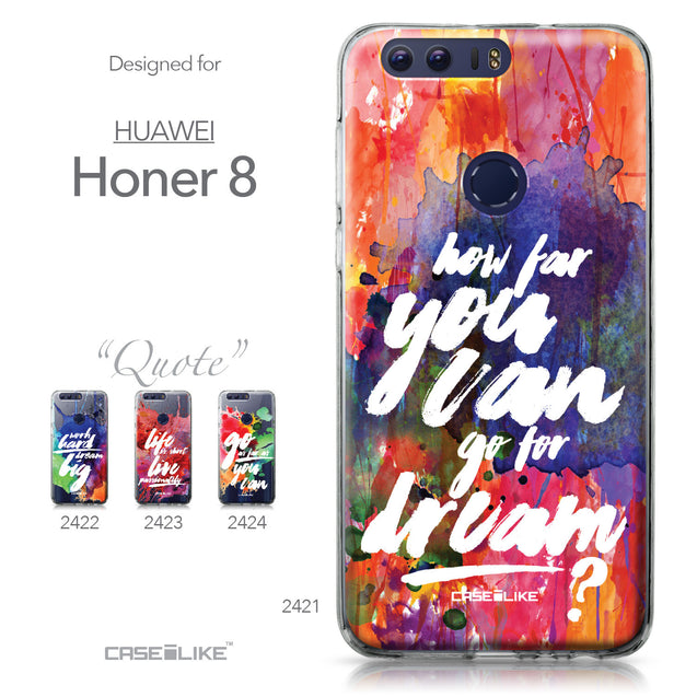 Huawei Honor 8 case Quote 2421 Collection | CASEiLIKE.com