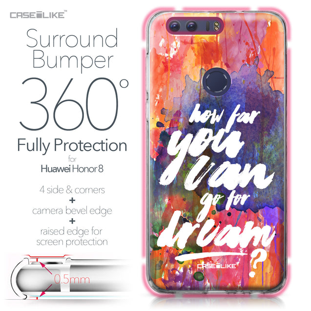 Huawei Honor 8 case Quote 2421 Bumper Case Protection | CASEiLIKE.com