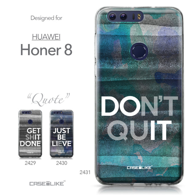 Huawei Honor 8 case Quote 2431 Collection | CASEiLIKE.com