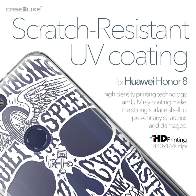 Huawei Honor 8 case Art of Skull 2530 with UV-Coating Scratch-Resistant Case | CASEiLIKE.com