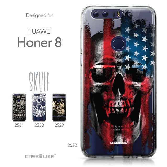 Huawei Honor 8 case Art of Skull 2532 Collection | CASEiLIKE.com