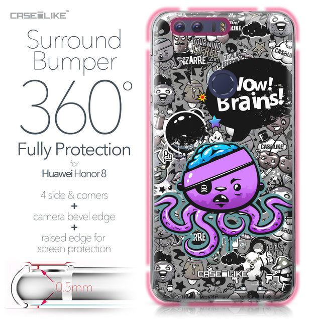 Huawei Honor 8 case Graffiti 2707 Bumper Case Protection | CASEiLIKE.com