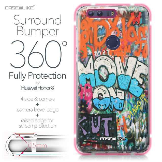 Huawei Honor 8 case Graffiti 2722 Bumper Case Protection | CASEiLIKE.com