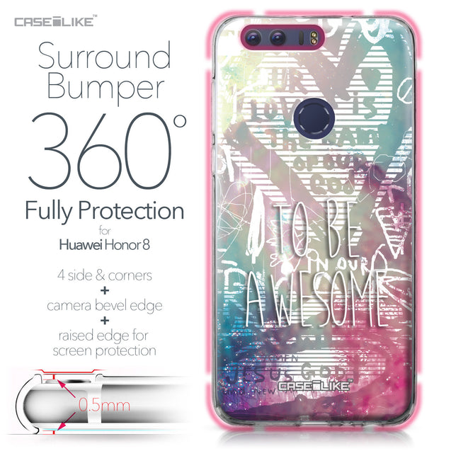 Huawei Honor 8 case Graffiti 2726 Bumper Case Protection | CASEiLIKE.com