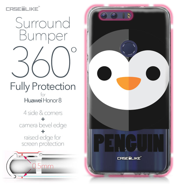 Huawei Honor 8 case Animal Cartoon 3640 Bumper Case Protection | CASEiLIKE.com