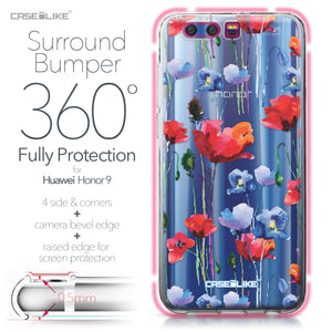 Huawei Honor 9 case Watercolor Floral 2234 Bumper Case Protection | CASEiLIKE.com