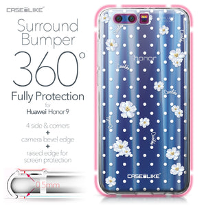 Huawei Honor 9 case Watercolor Floral 2235 Bumper Case Protection | CASEiLIKE.com
