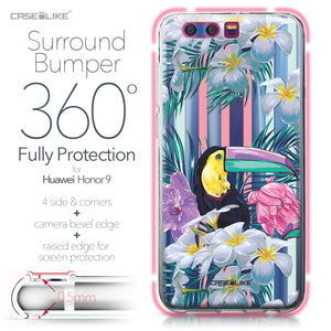 Huawei Honor 9 case Tropical Floral 2240 Bumper Case Protection | CASEiLIKE.com