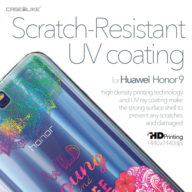 Huawei Honor 9 case Mandala Art 2302 with UV-Coating Scratch-Resistant Case | CASEiLIKE.com