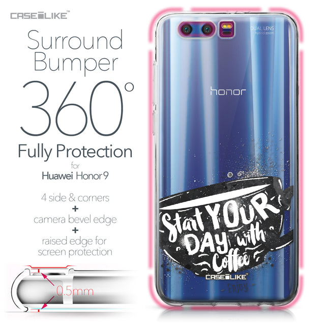 Huawei Honor 9 case Quote 2402 Bumper Case Protection | CASEiLIKE.com
