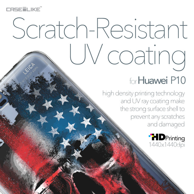 Huawei P10 case Art of Skull 2532 with UV-Coating Scratch-Resistant Case | CASEiLIKE.com