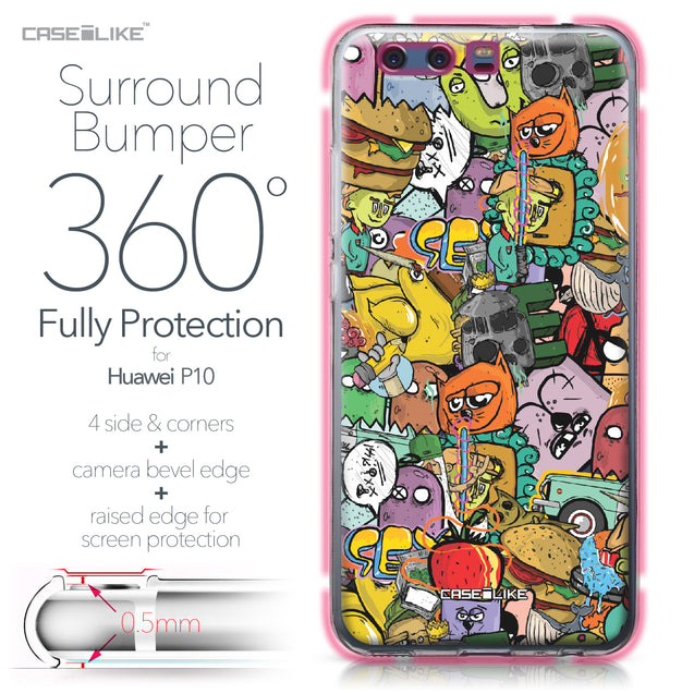 Huawei P10 case Graffiti 2731 Bumper Case Protection | CASEiLIKE.com