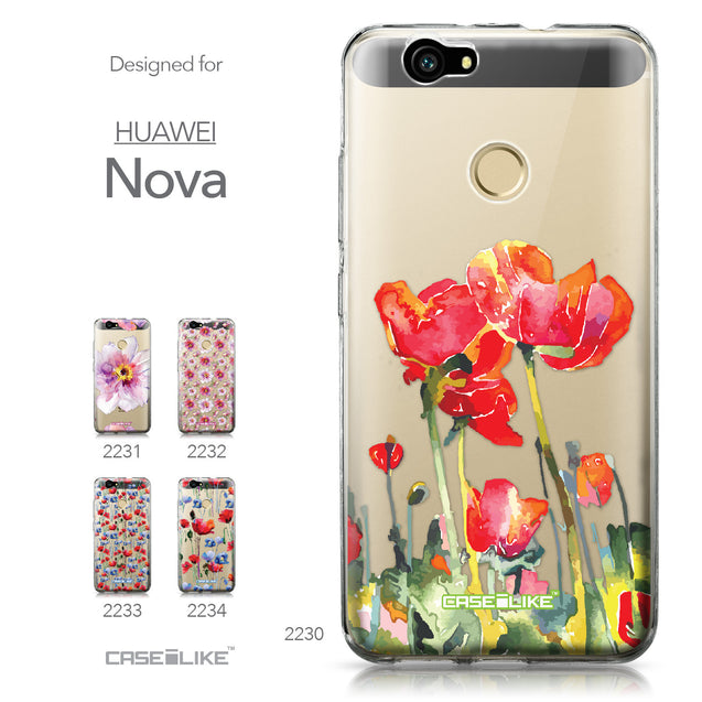 Huawei Nova case Watercolor Floral 2230 Collection | CASEiLIKE.com