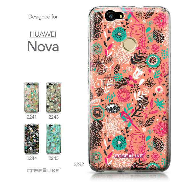 Huawei Nova case Spring Forest Pink 2242 Collection | CASEiLIKE.com
