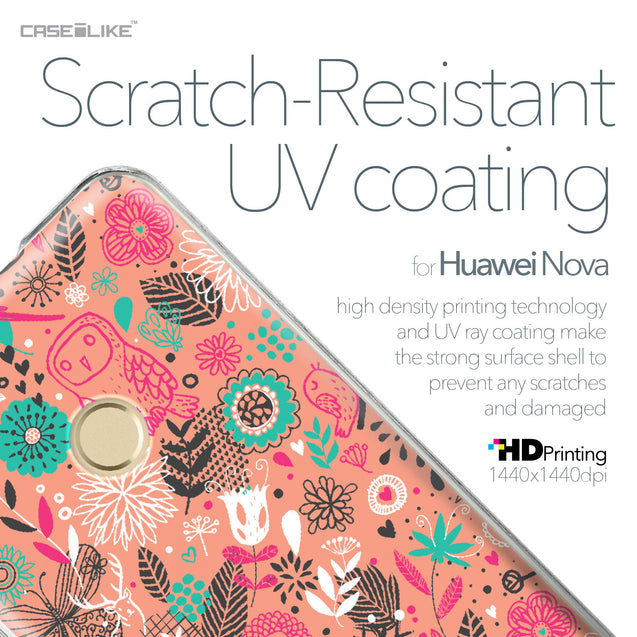 Huawei Nova case Spring Forest Pink 2242 with UV-Coating Scratch-Resistant Case | CASEiLIKE.com