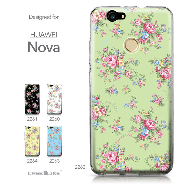 Huawei Nova case Floral Rose Classic 2262 Collection | CASEiLIKE.com