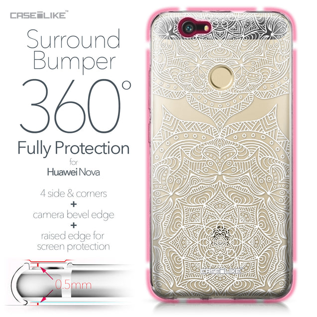 Huawei Nova case Mandala Art 2303 Bumper Case Protection | CASEiLIKE.com