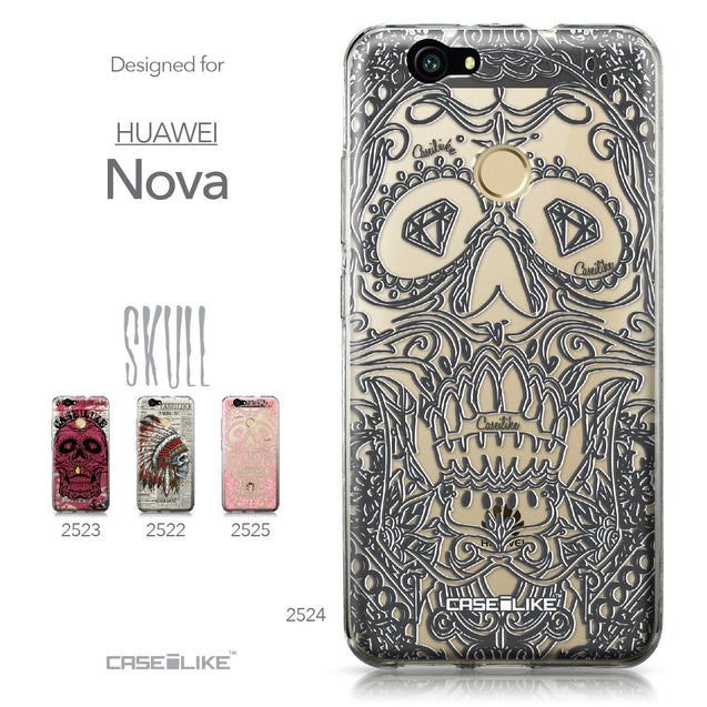 Huawei Nova case Art of Skull 2524 Collection | CASEiLIKE.com