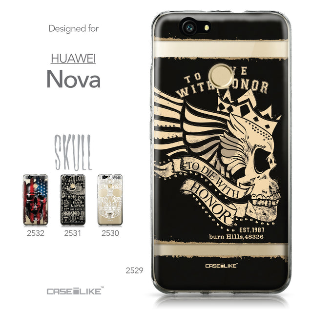 Huawei Nova case Art of Skull 2529 Collection | CASEiLIKE.com
