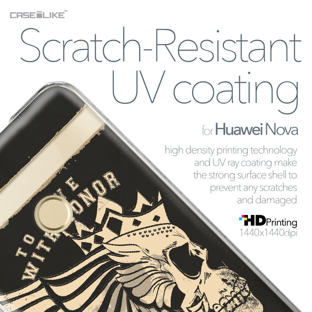Huawei Nova case Art of Skull 2529 with UV-Coating Scratch-Resistant Case | CASEiLIKE.com