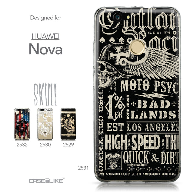 Huawei Nova case Art of Skull 2531 Collection | CASEiLIKE.com