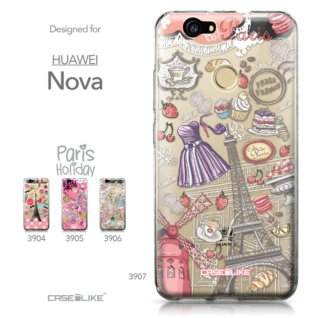 Huawei Nova case Paris Holiday 3907 Collection | CASEiLIKE.com