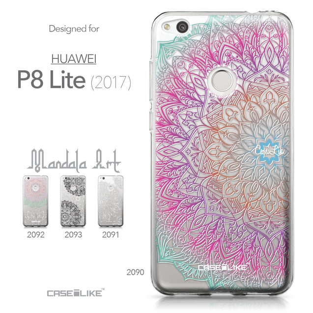 Huawei P8 Lite 2017 / P9 Lite 2017 / Honor 8 Lite / Nova Lite / GR3 2017 case Mandala Art 2090 Collection | CASEiLIKE.com