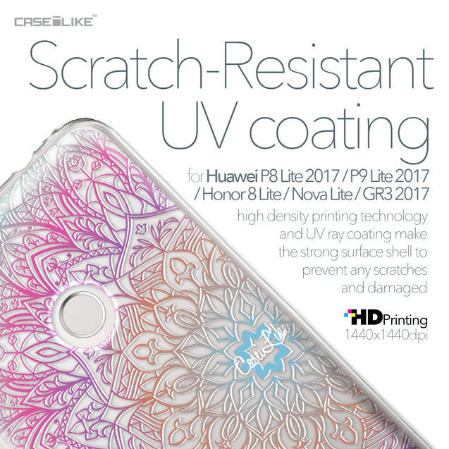 Huawei P8 Lite 2017 / P9 Lite 2017 / Honor 8 Lite / Nova Lite / GR3 2017 case Mandala Art 2090 with UV-Coating Scratch-Resistant Case | CASEiLIKE.com