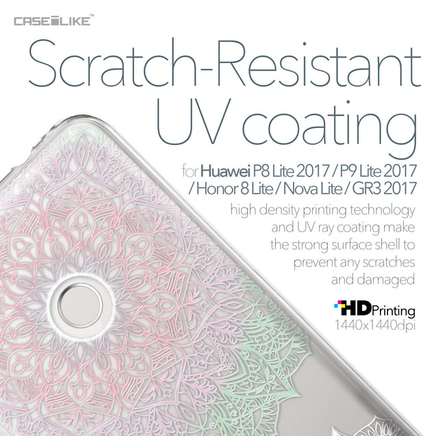 Huawei P8 Lite 2017 / P9 Lite 2017 / Honor 8 Lite / Nova Lite / GR3 2017 case Mandala Art 2092 with UV-Coating Scratch-Resistant Case | CASEiLIKE.com